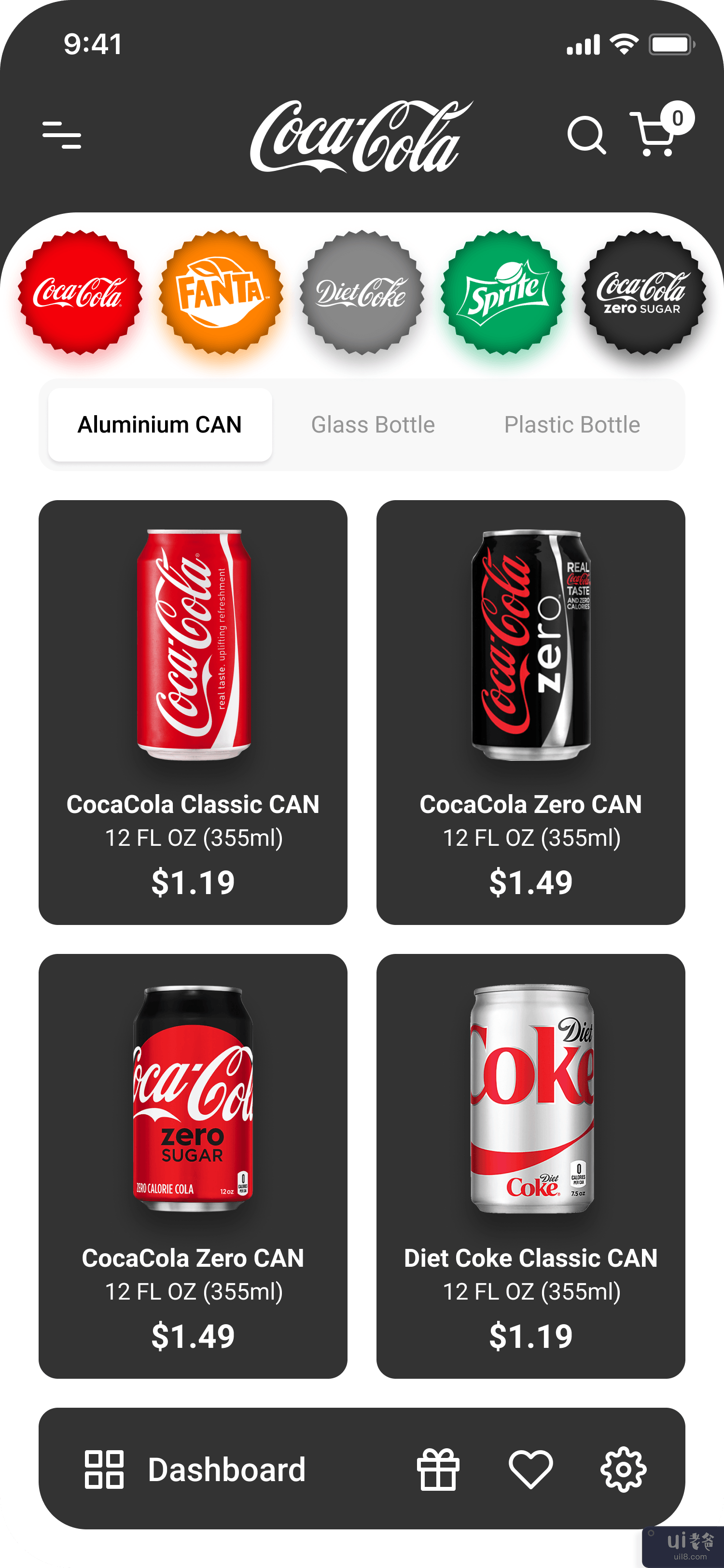 可口可乐应用程序设计挑战(CocaCola App Design Challenge)插图5