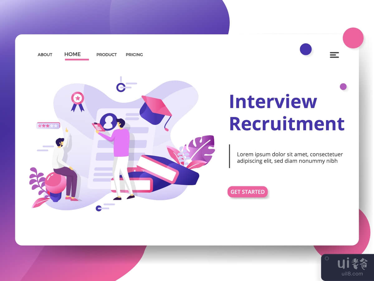 Landing Page Interview Recruitment