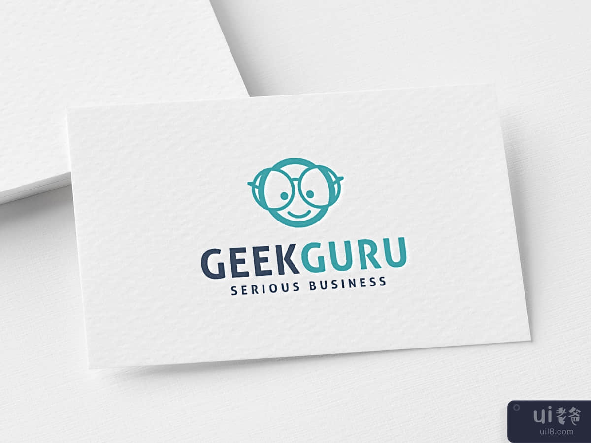 Geek Guru Logo Template