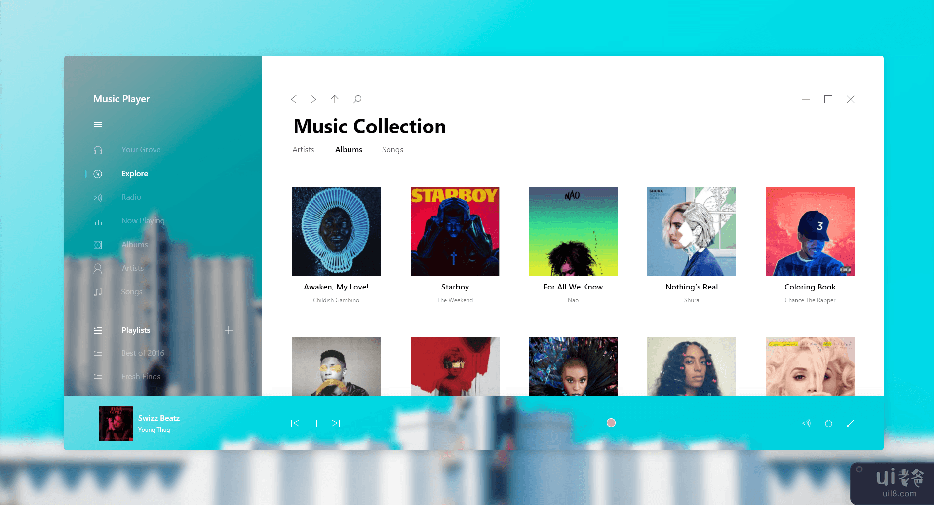 音乐播放器应用(Music Player App)插图