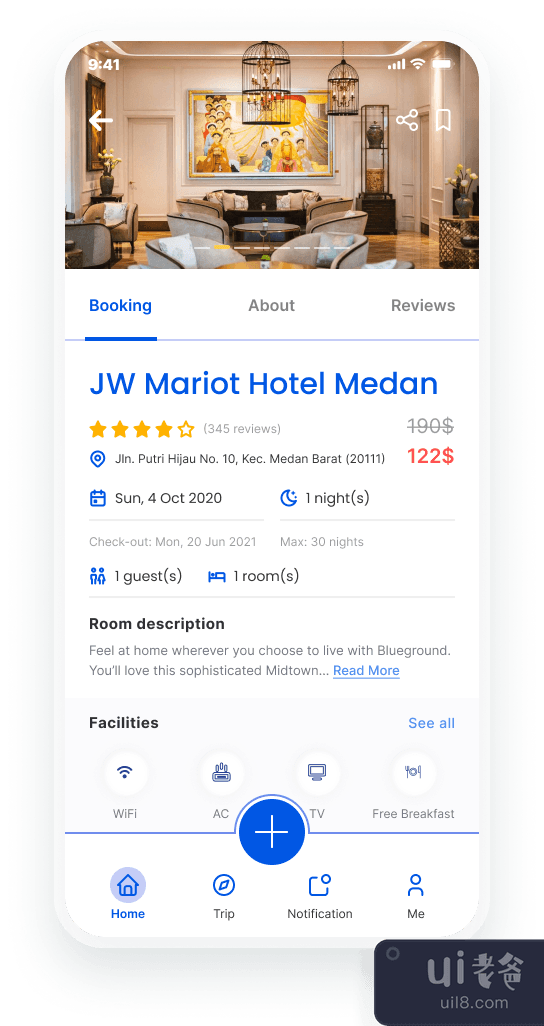 酒店预订应用程序(Hotel Booking App)插图