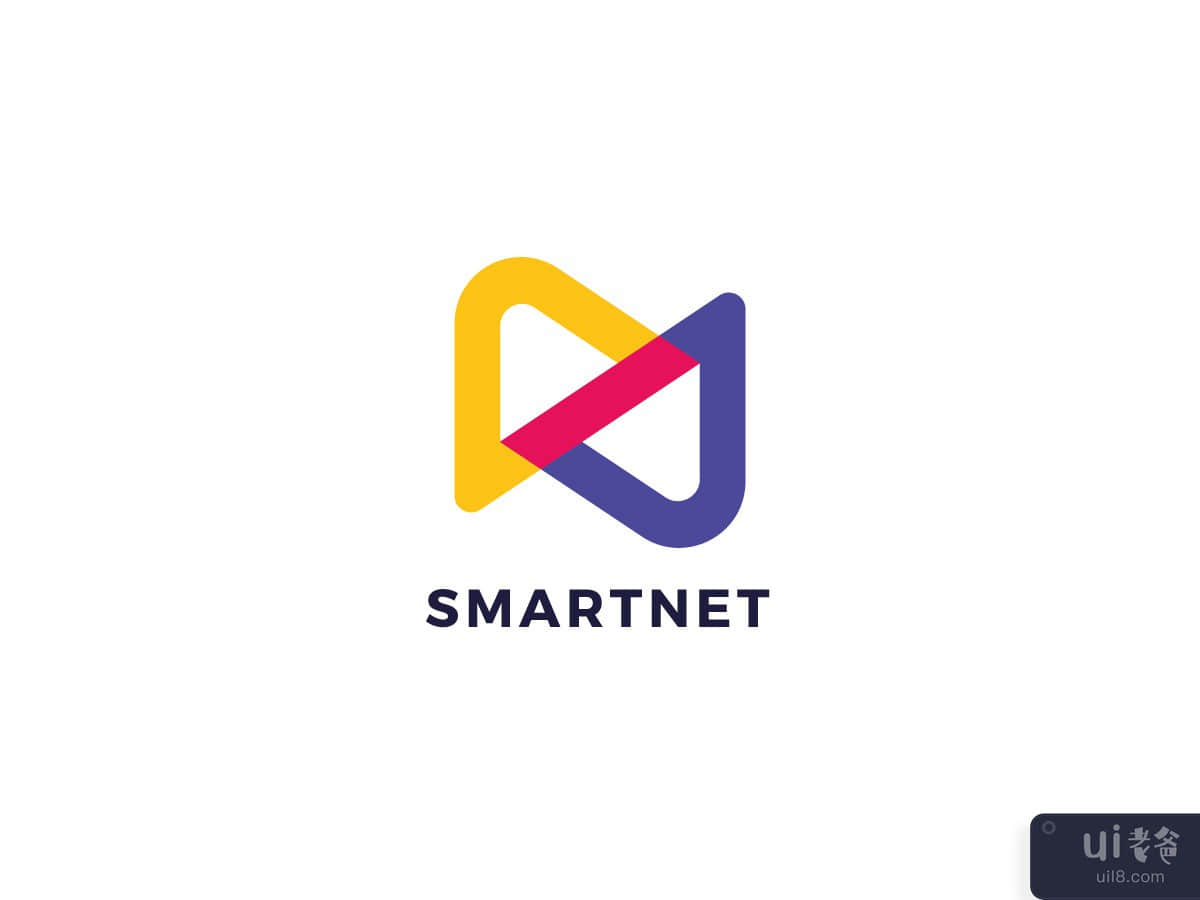Smart Net Vector Logo Design Template