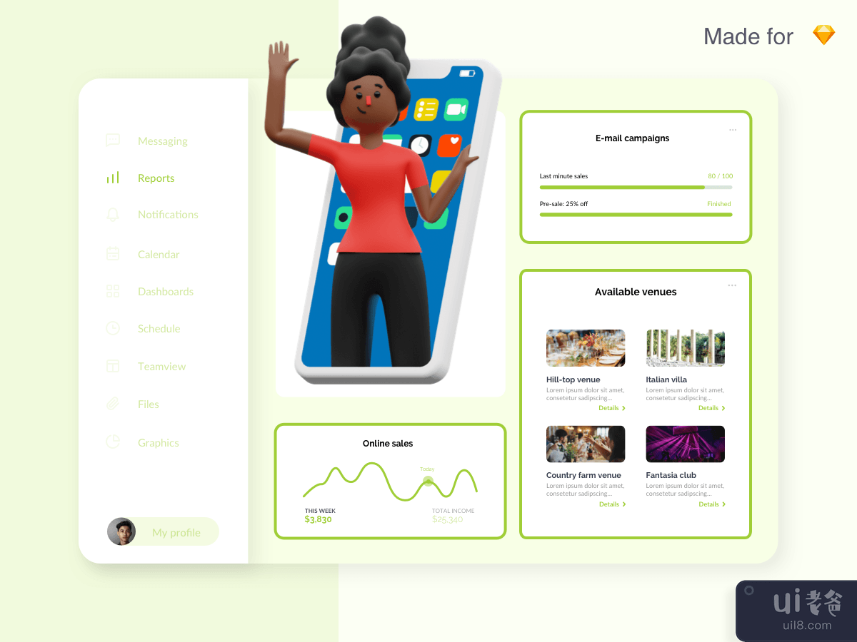 Event Management Dashboard