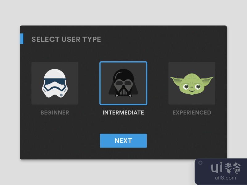 用户类型设计星球大战版(User Type Design Star Wars version)插图3