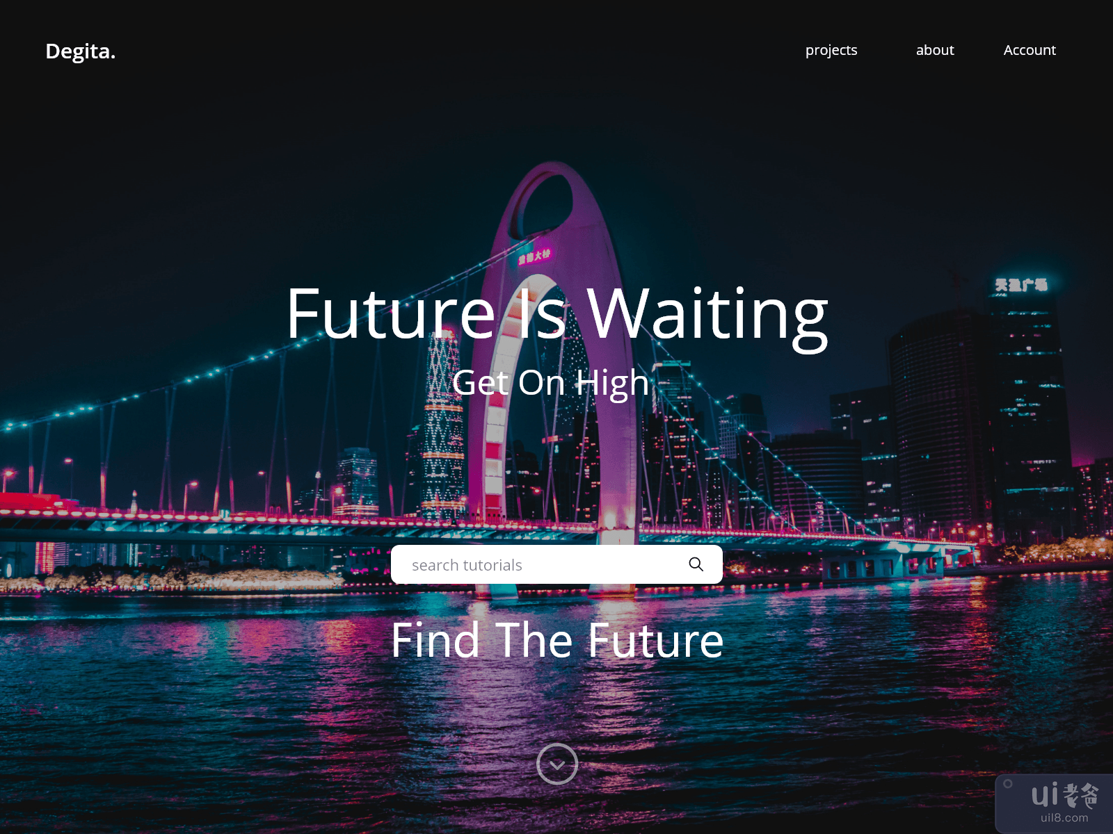 Degita 未来网络概念(Degita future web concept)插图