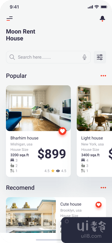 房屋租赁应用程序(House rent app)插图1