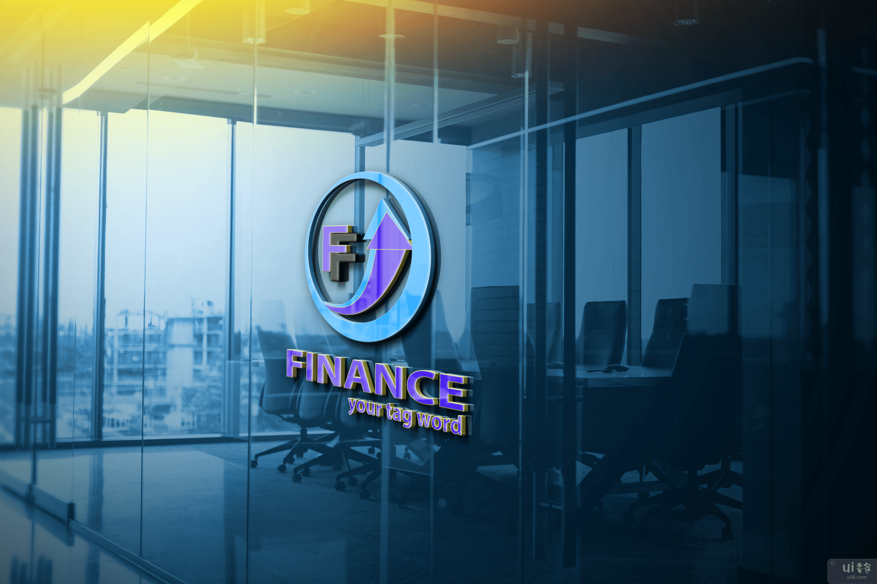 企业财务标志模板(Corporate Finance logo Template)插图2