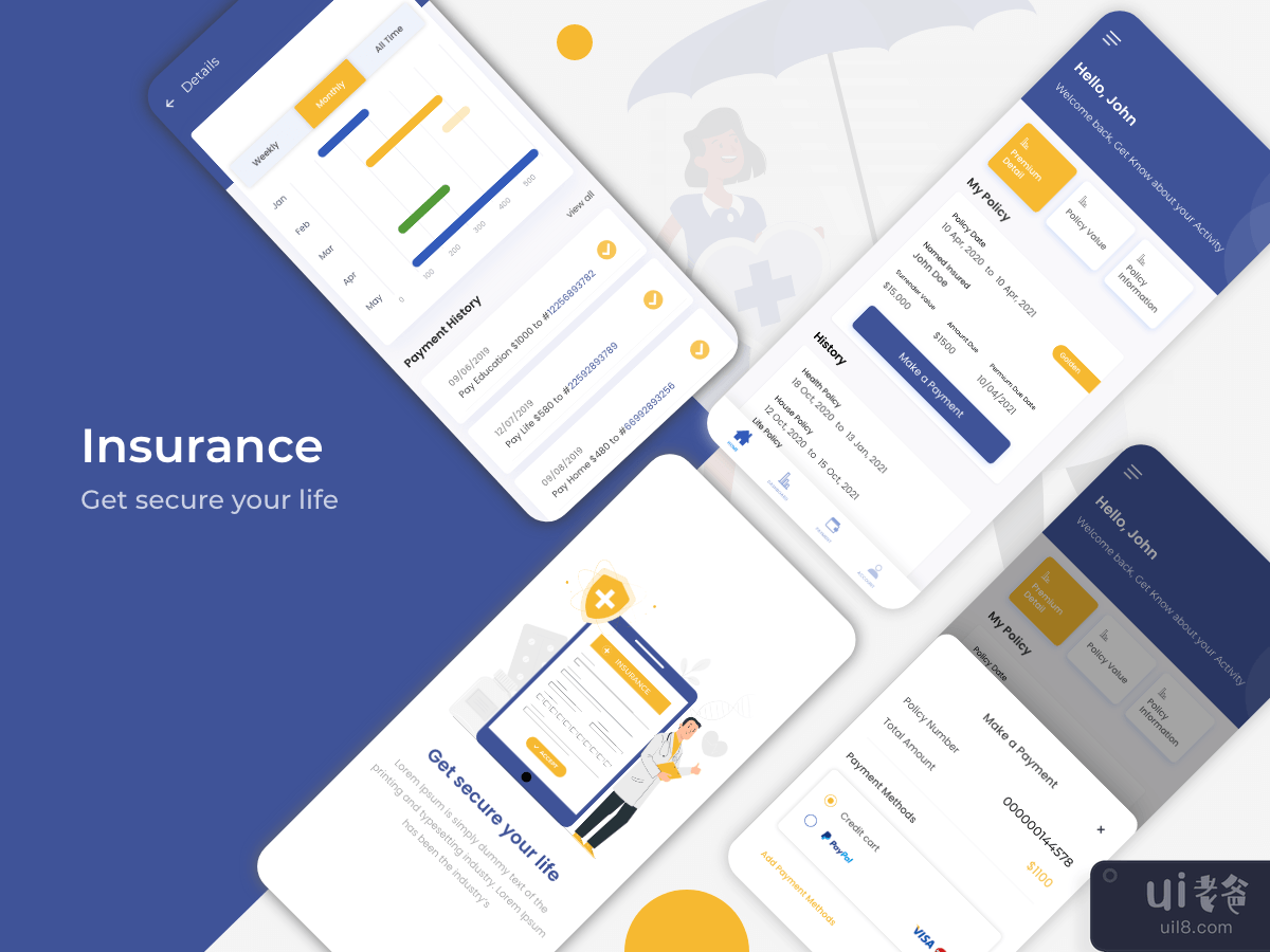 保险应用(Insurance App)插图