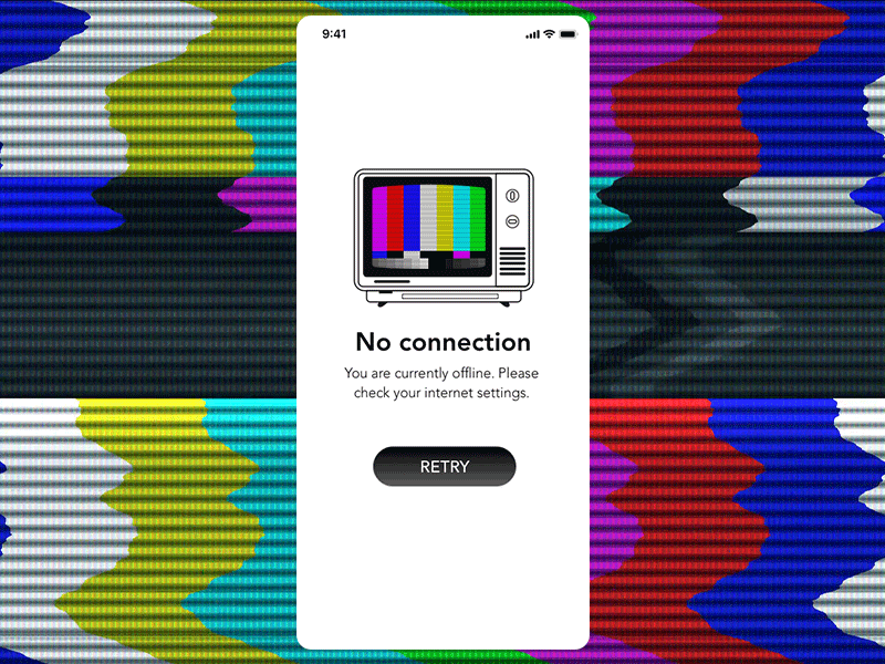 No connection page