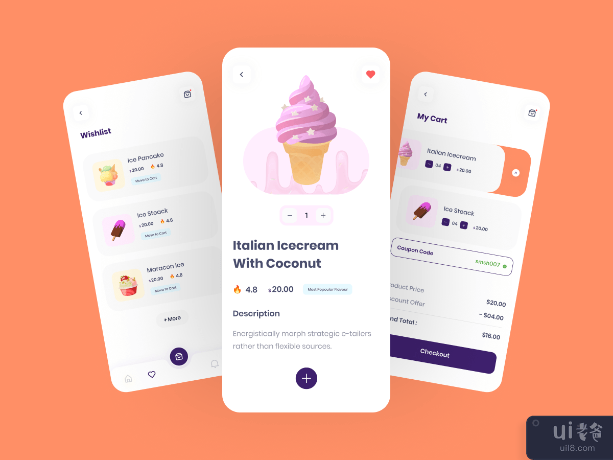 IceShop - Ice Cream Shop App v02