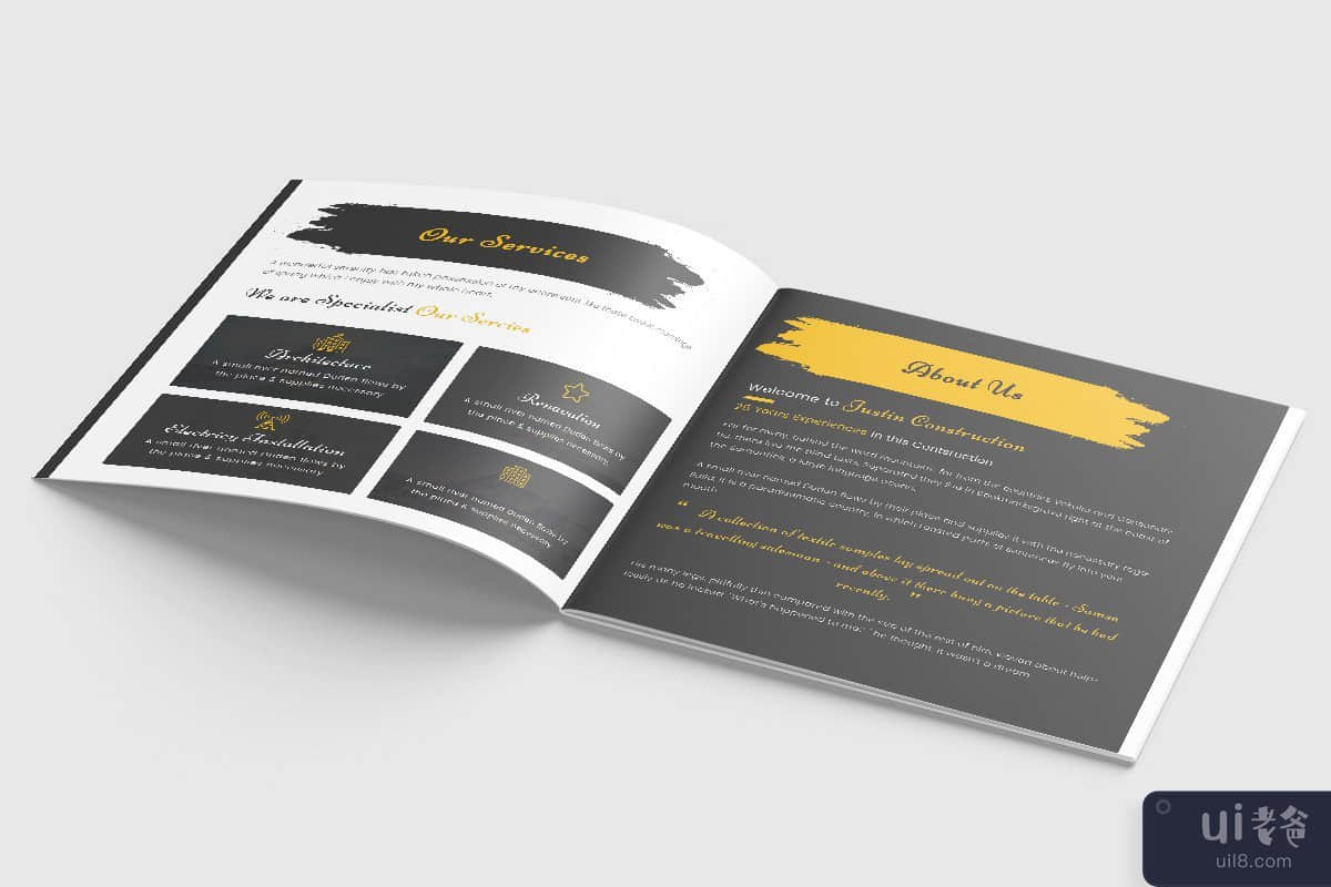 多用途商业宣传册小册子模板(Multipurpose Business Brochure Booklet Template)插图