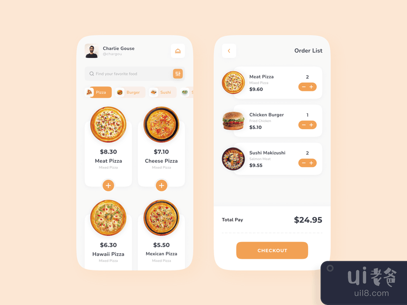 Fast Food App Concept