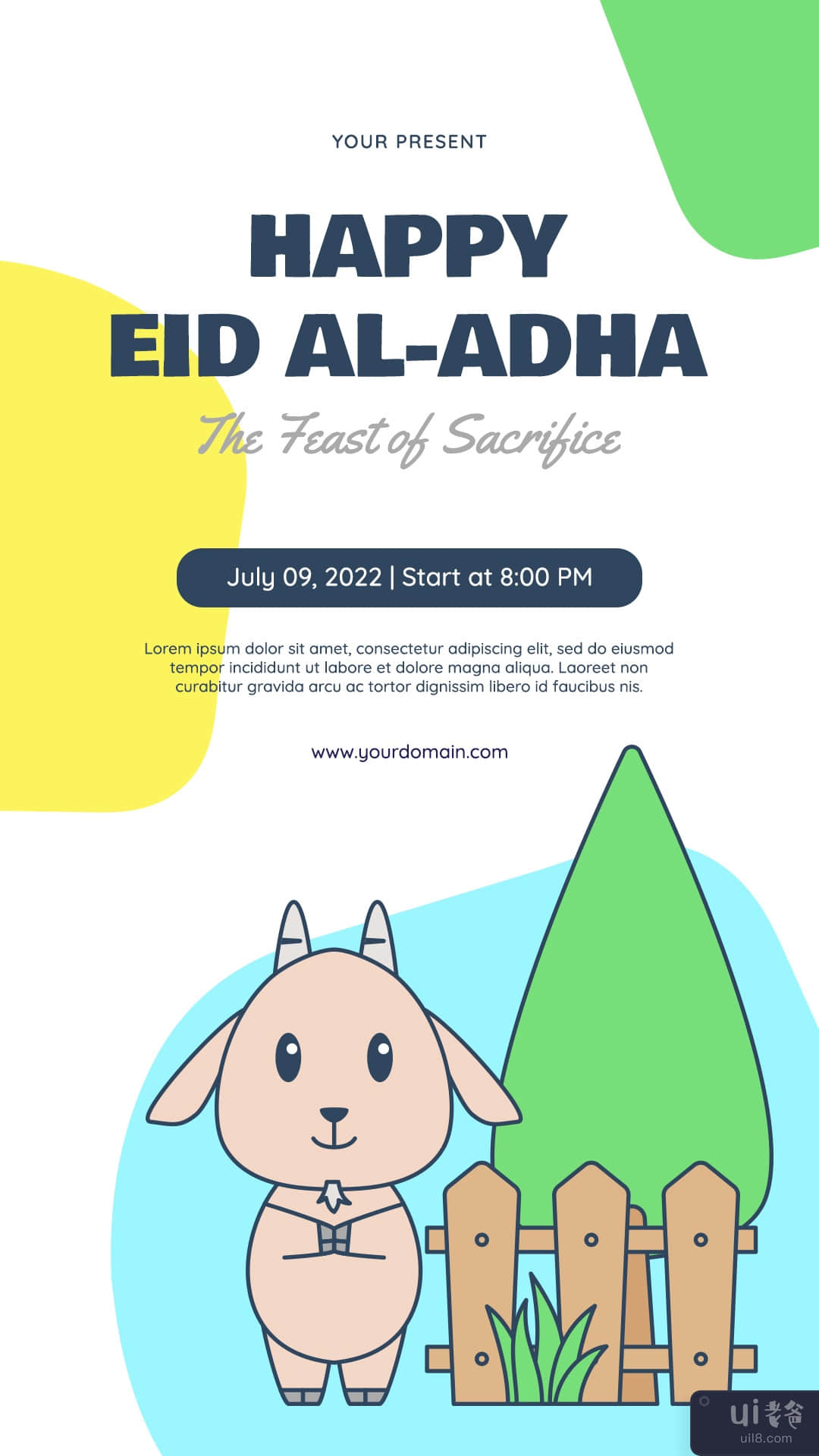 宰牲节 Instagram 故事(Eid al Adha Instagram Stories)插图4