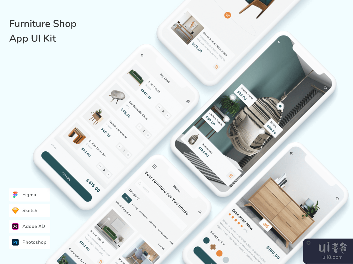 Furniture Shop App UI Kit