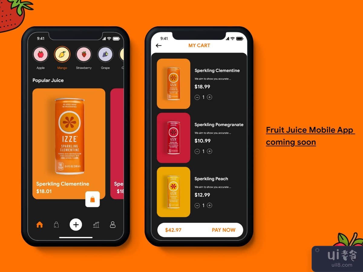 Fruit Juice Mobile App coming soon...
