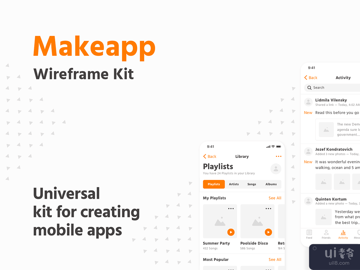 Makeapp 线框套件(Makeapp Wireframe Kit)插图2