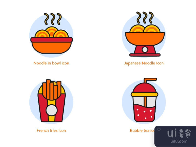 Food & Snack Icon Bundle 3