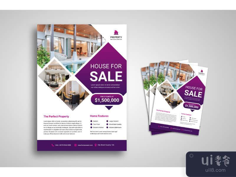 Flyer Template House For Sale