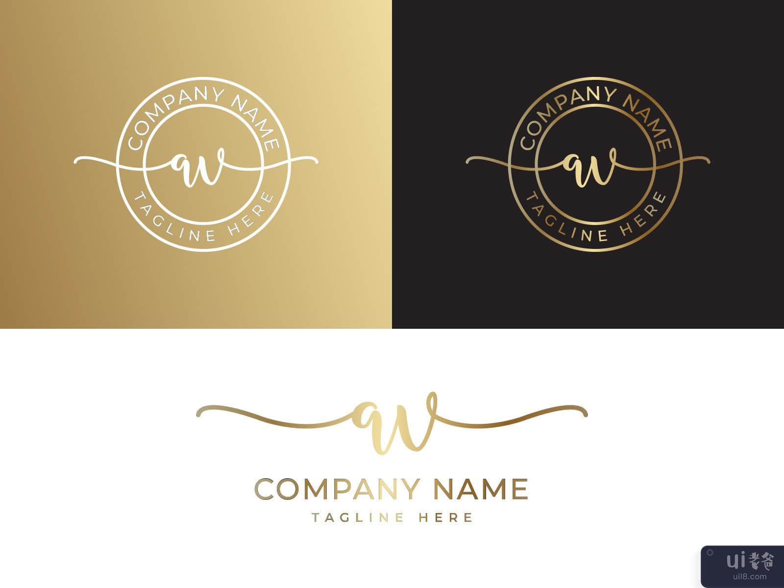 Letter AV Logo Design