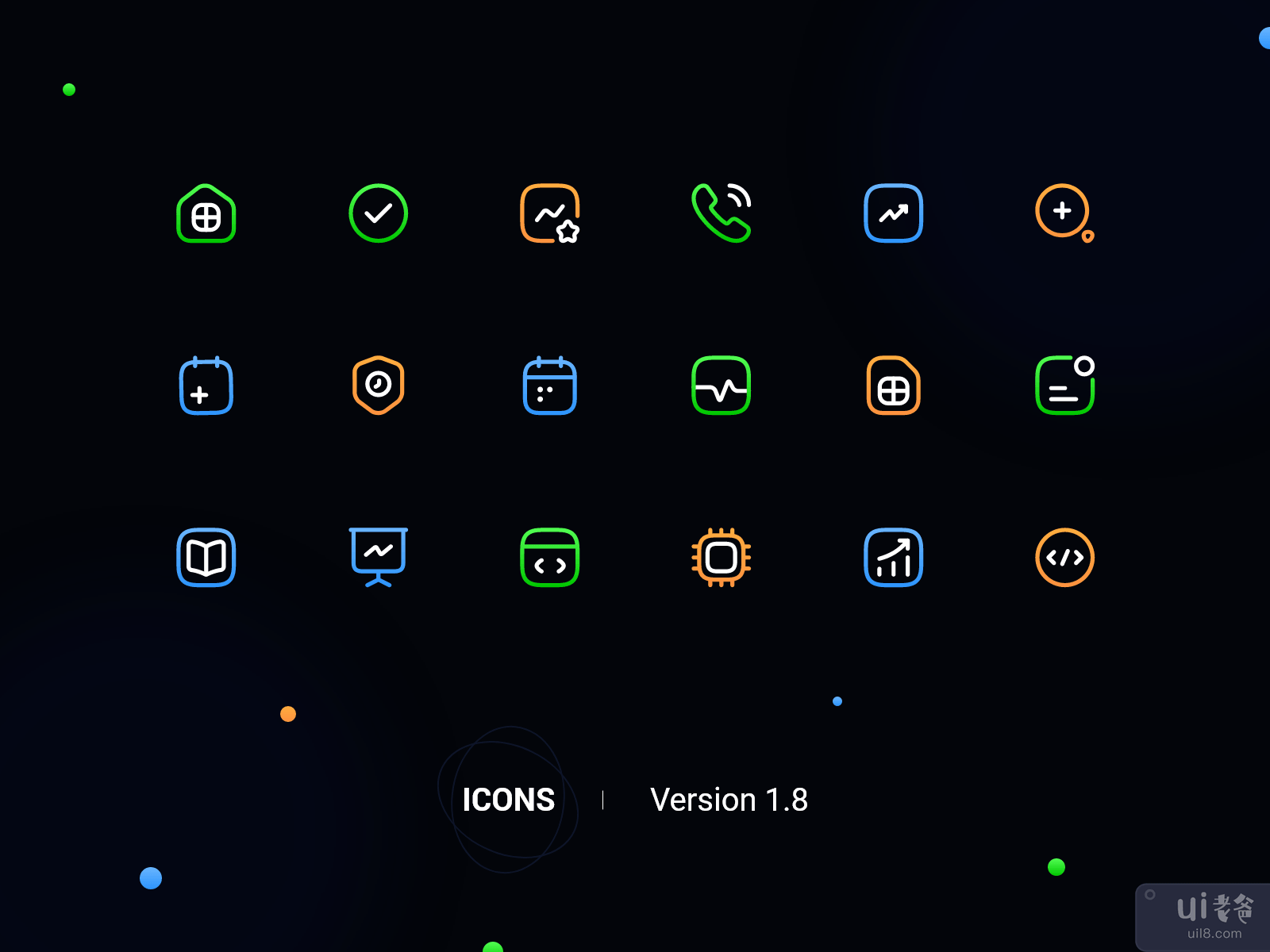 图标版本 1.8(Icons Version 1.8)插图