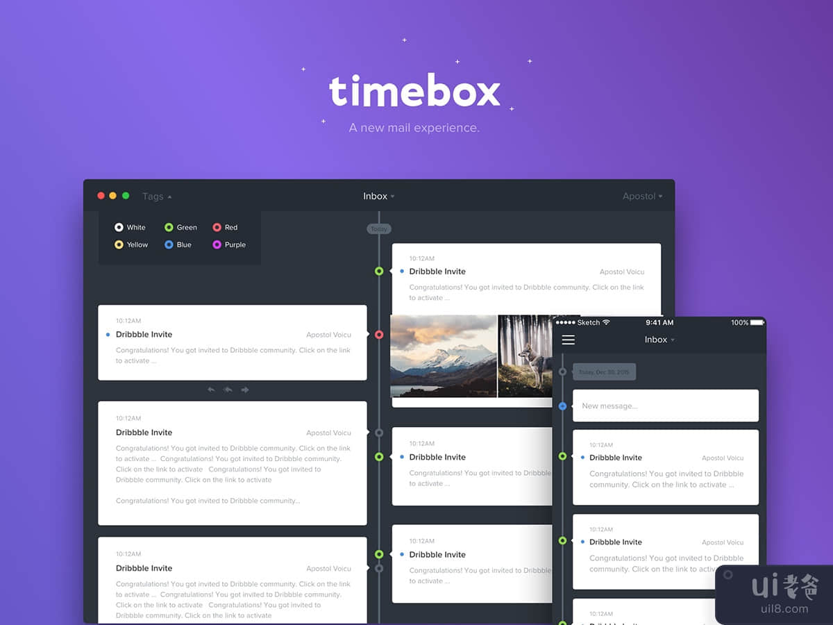 Timebox - Mac and iOS Mail App