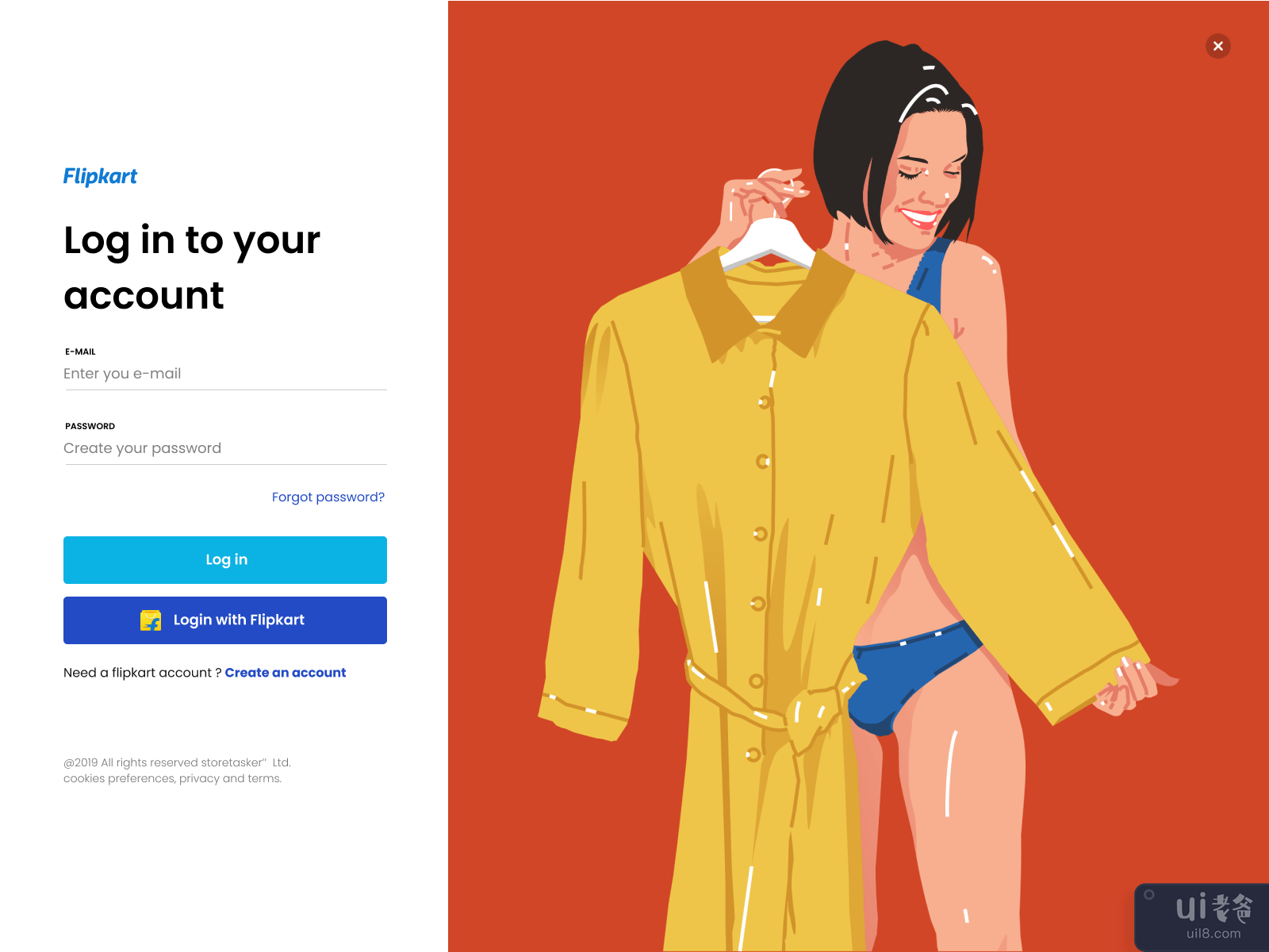 Log in to your account illustration 