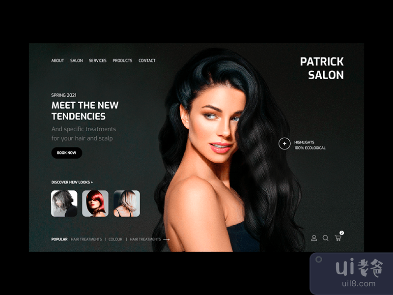 Hairdresser Landing Page