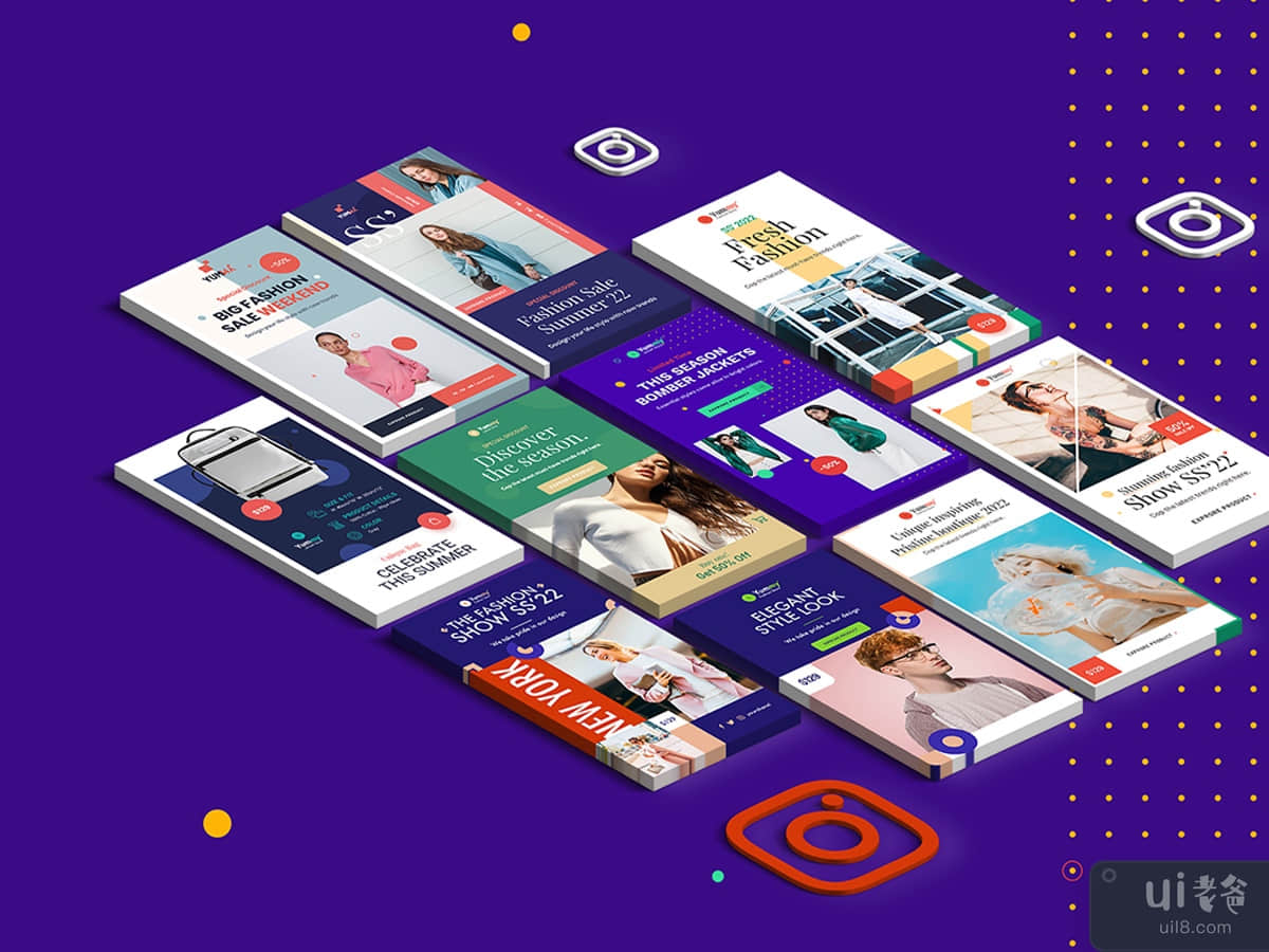 Fashion Instagram Stories PSD Template