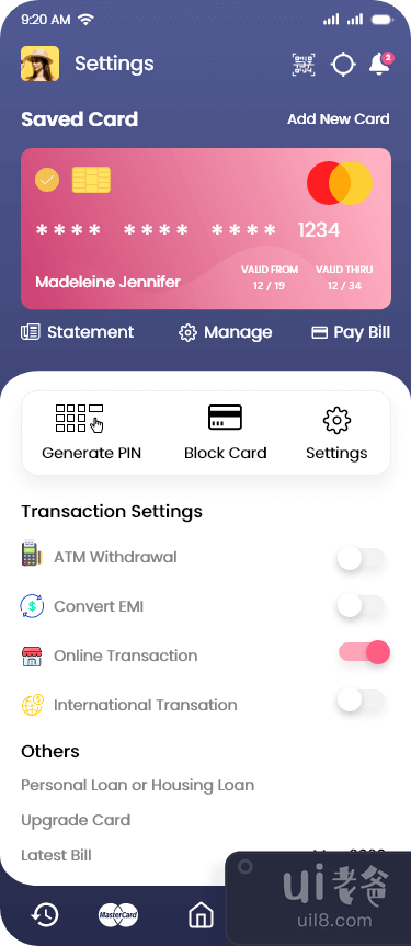 钱包和汇款移动应用程序 UI 套件(Wallet and Money Transfer Mobile App UI Kit)插图5