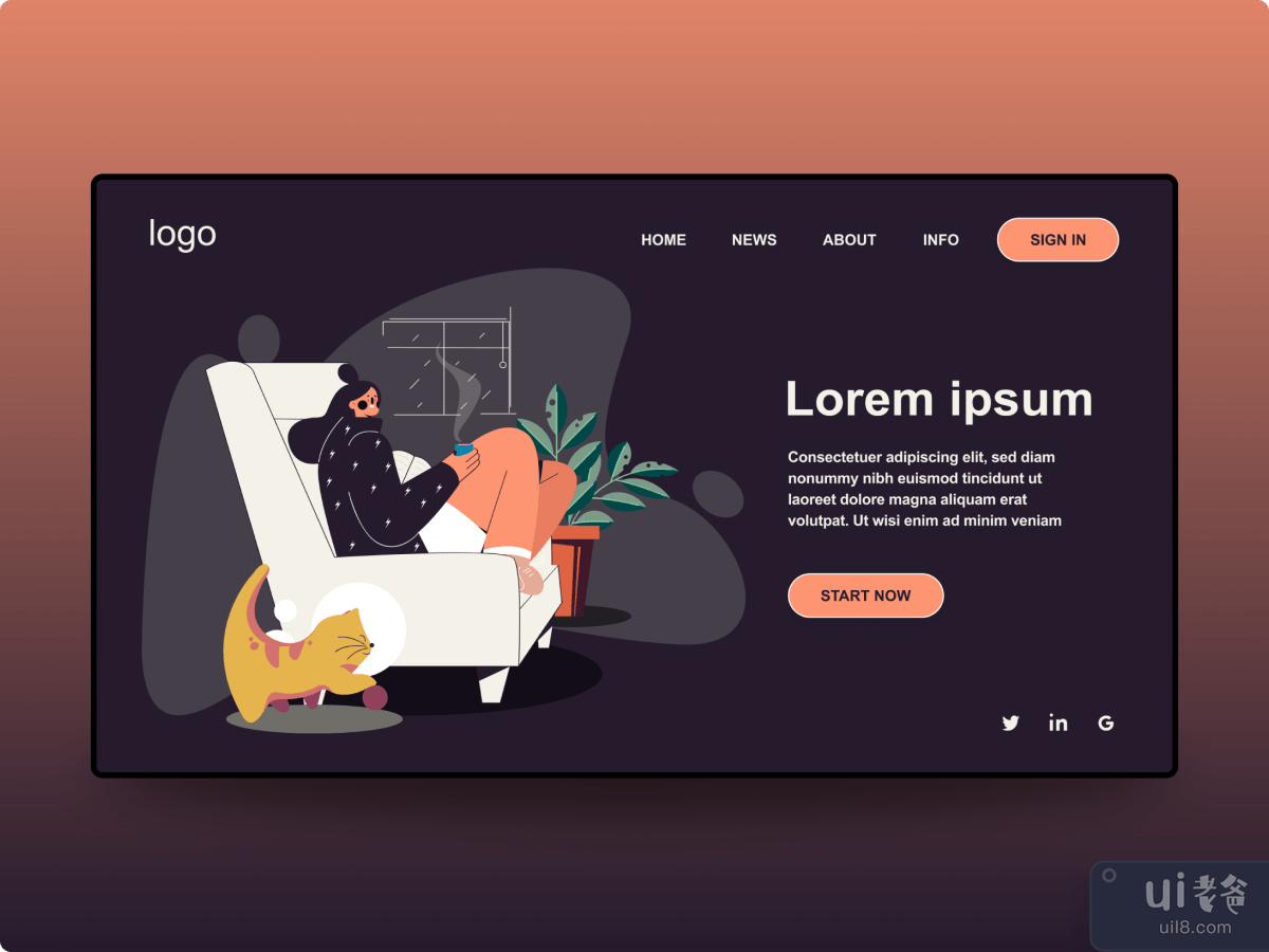 Relax Time Landing Page 