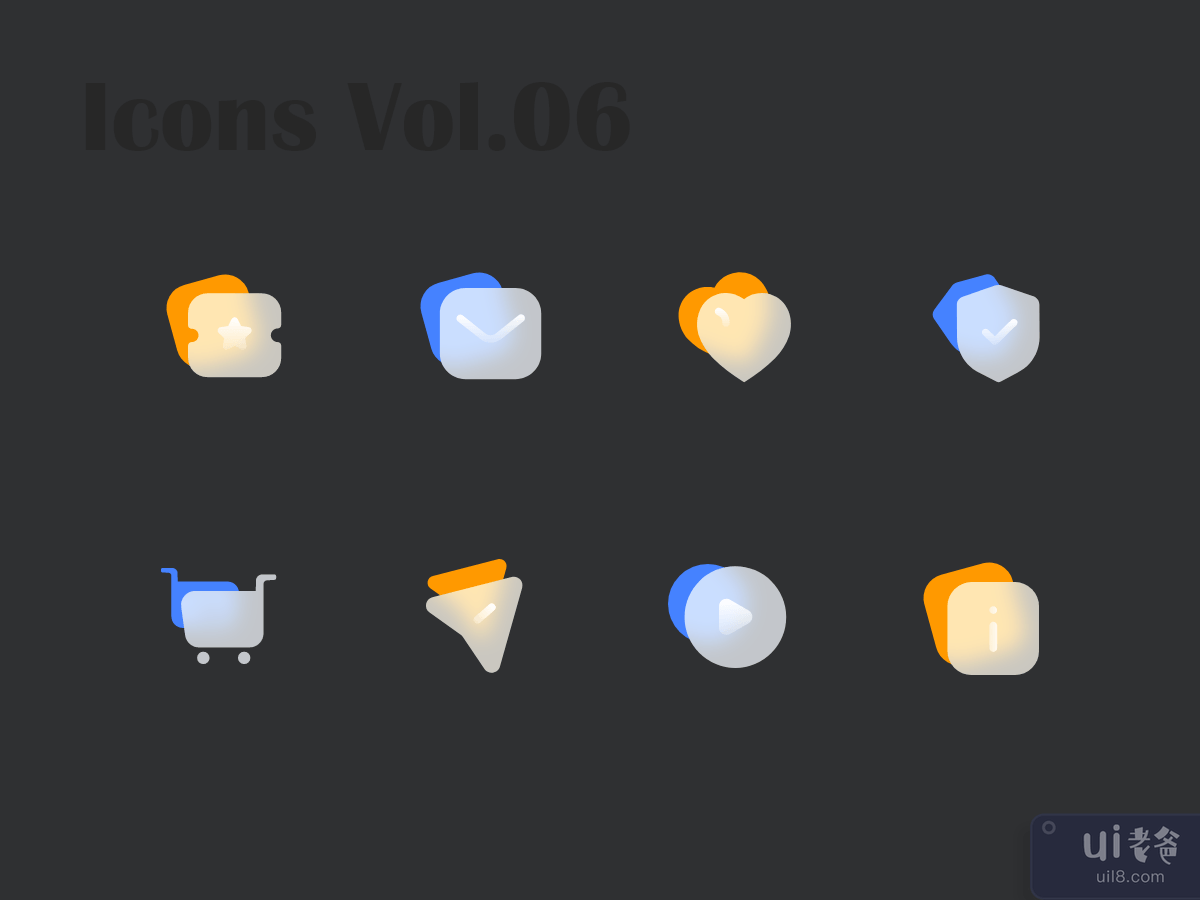 Glossy Icons Vol.06