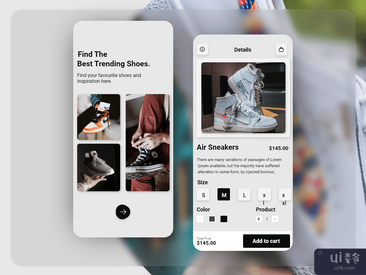 鞋类电商App(Shoe E-commerce App)插图2