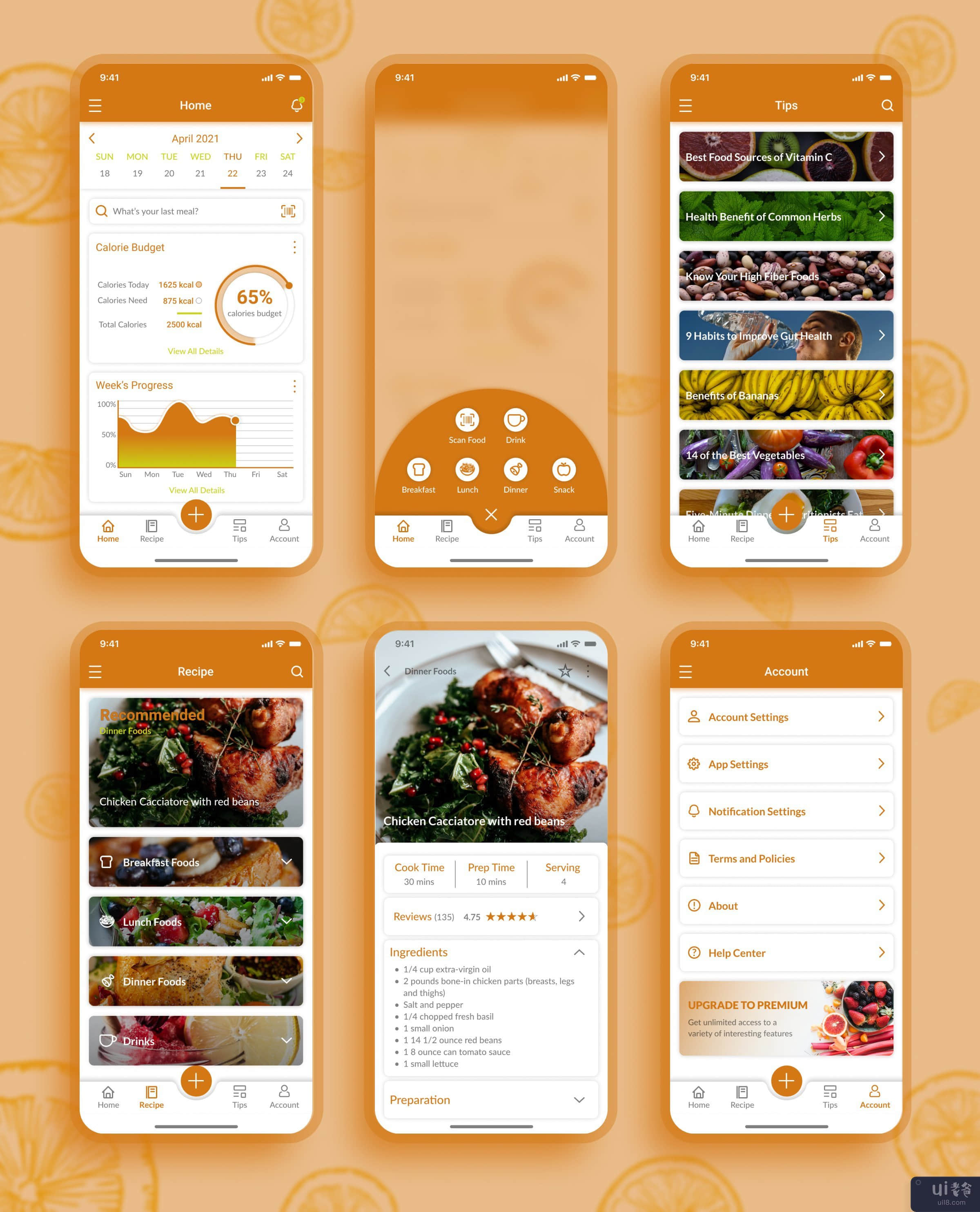 我的健康营养应用程序(My Health Nutrition App)插图
