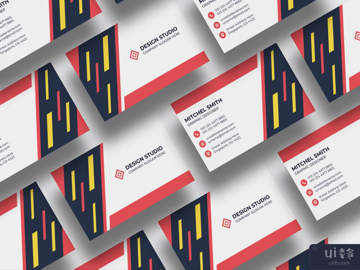 Colorful Business Card