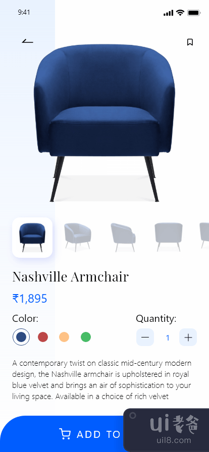 家具应用程序设计(Furniture App Design)插图
