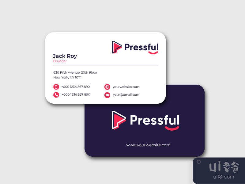 Modern Minimalist Business Card  For your Brand