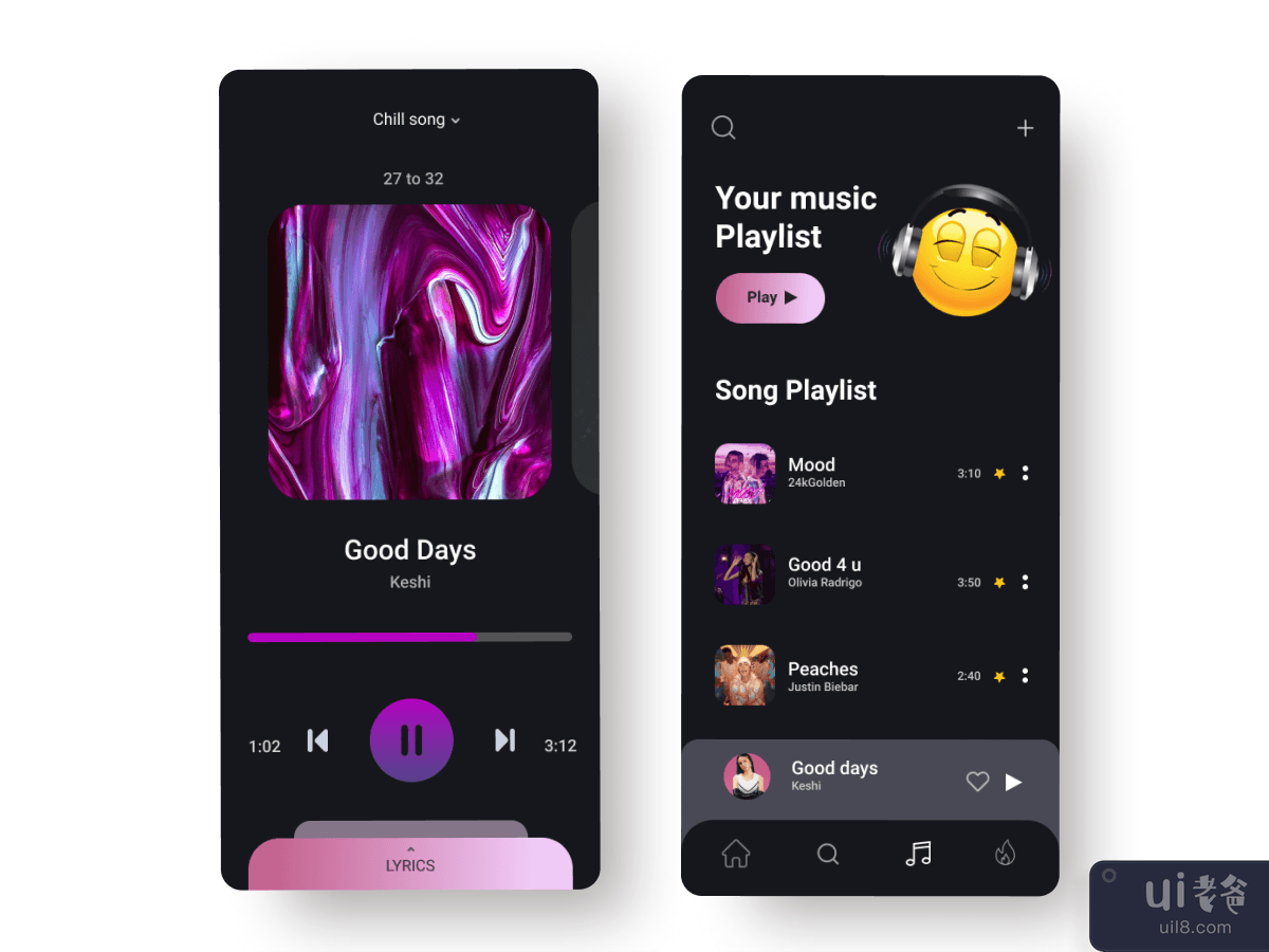 Music Player - App Ui