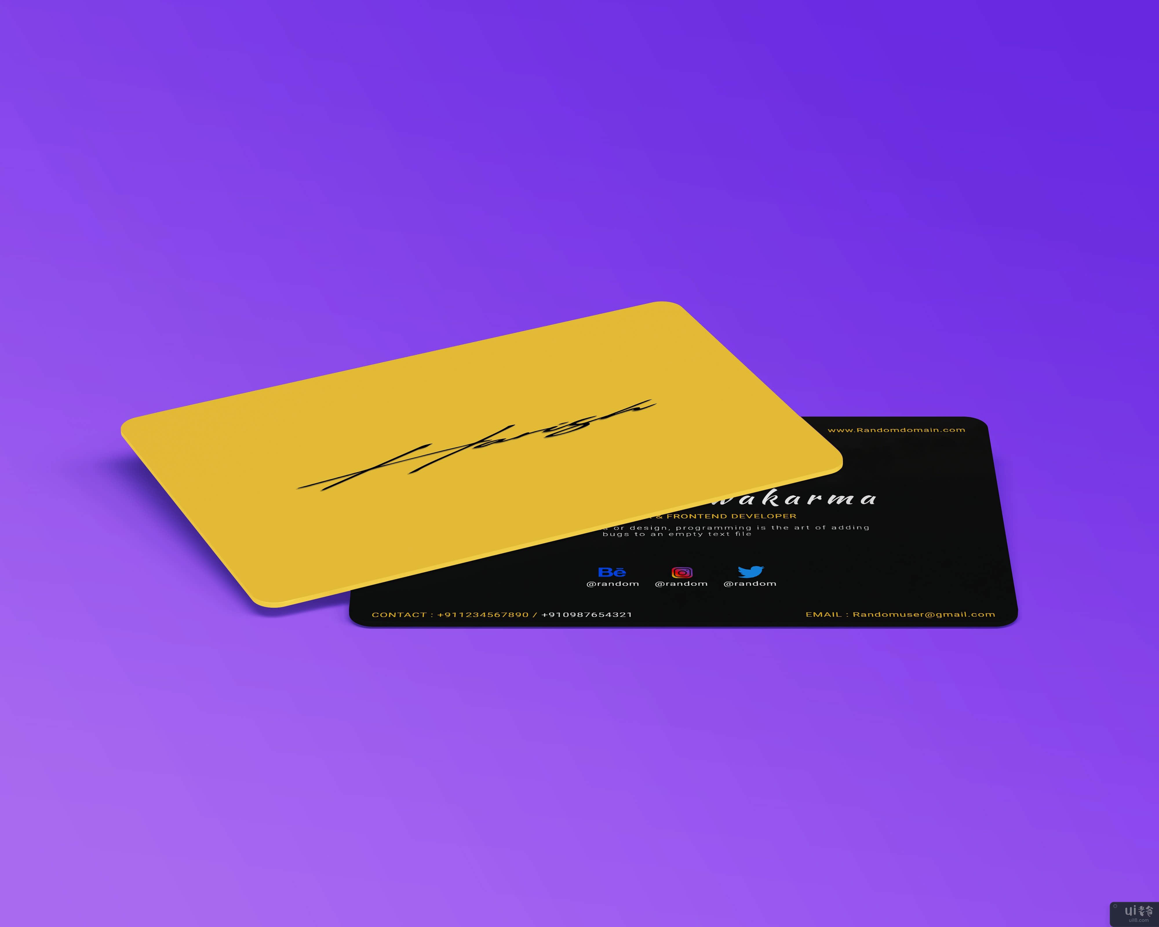 个人名片(Personal Business card)插图1