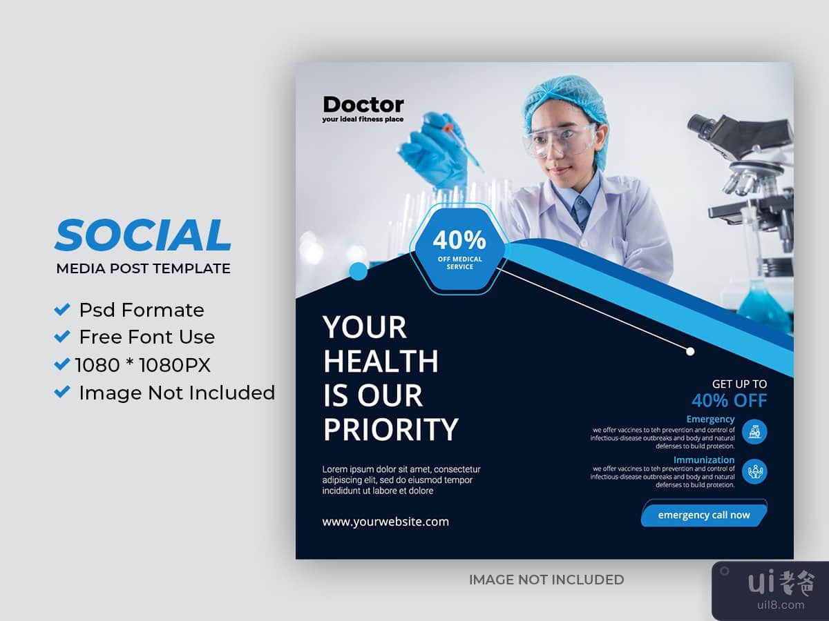 Medical Social Media Post & Flyer Templates
