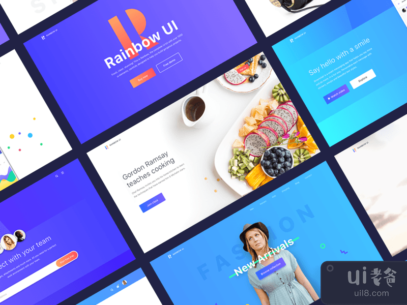 Rainbow UI kit