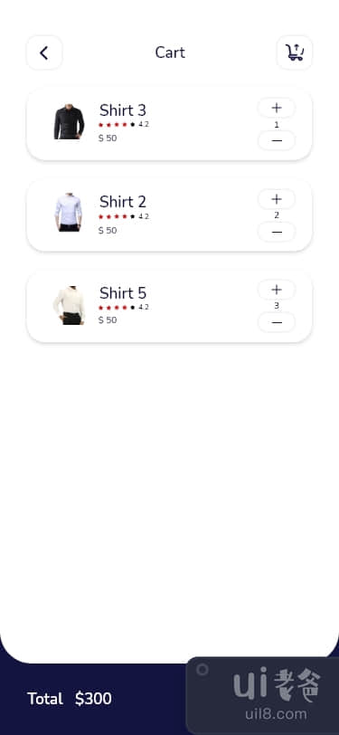 时尚电子商务移动应用程序 UI 套件(Fashion Ecommerce Mobile App Ui Kit)插图