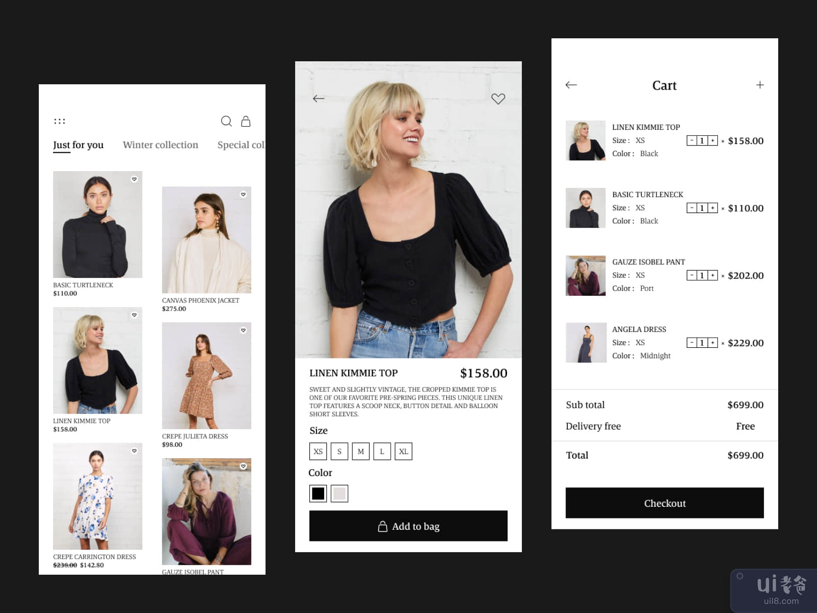 Fashion e-commerce Mobile App
