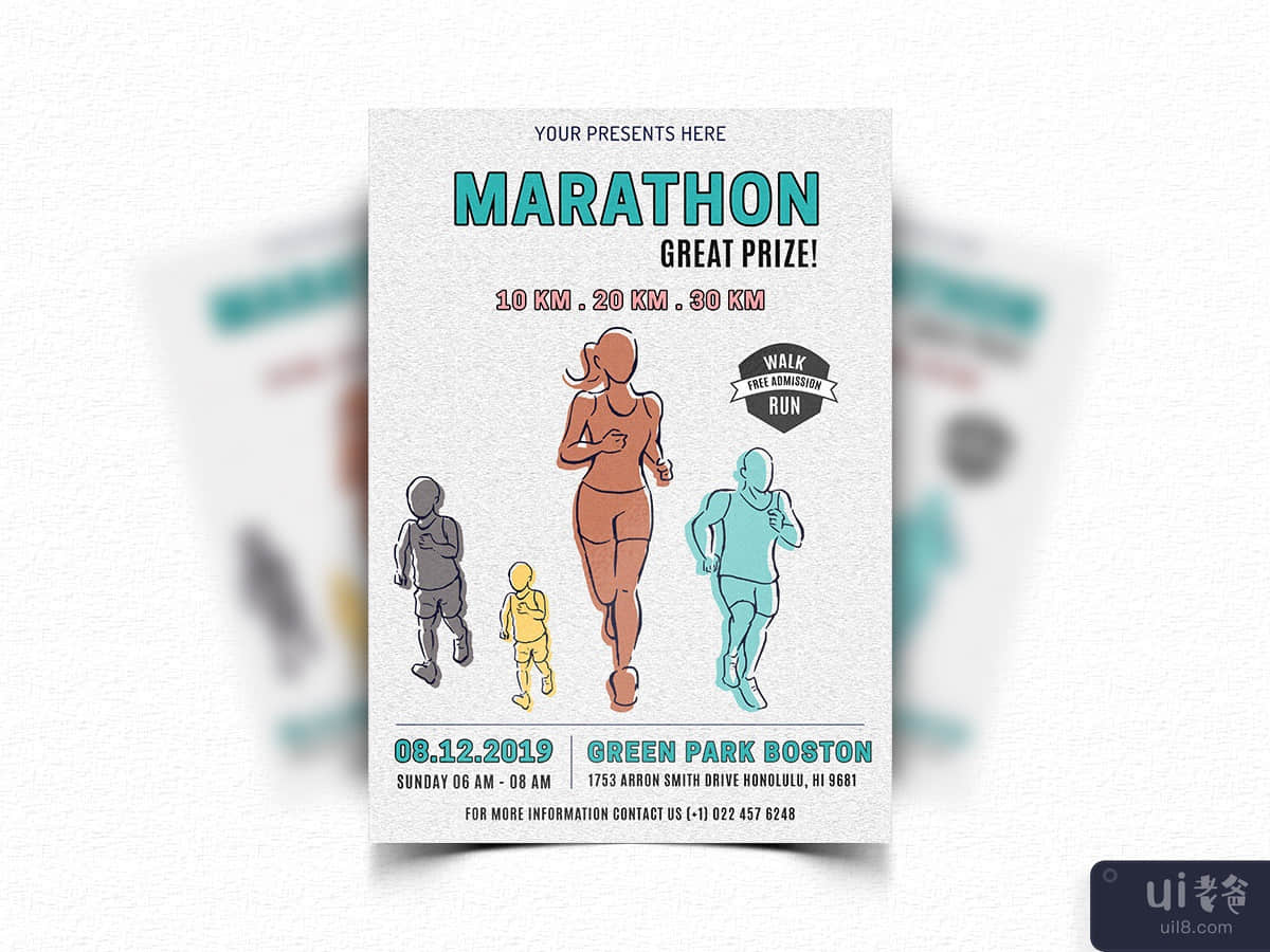 Marathon Event Flyer Template-08