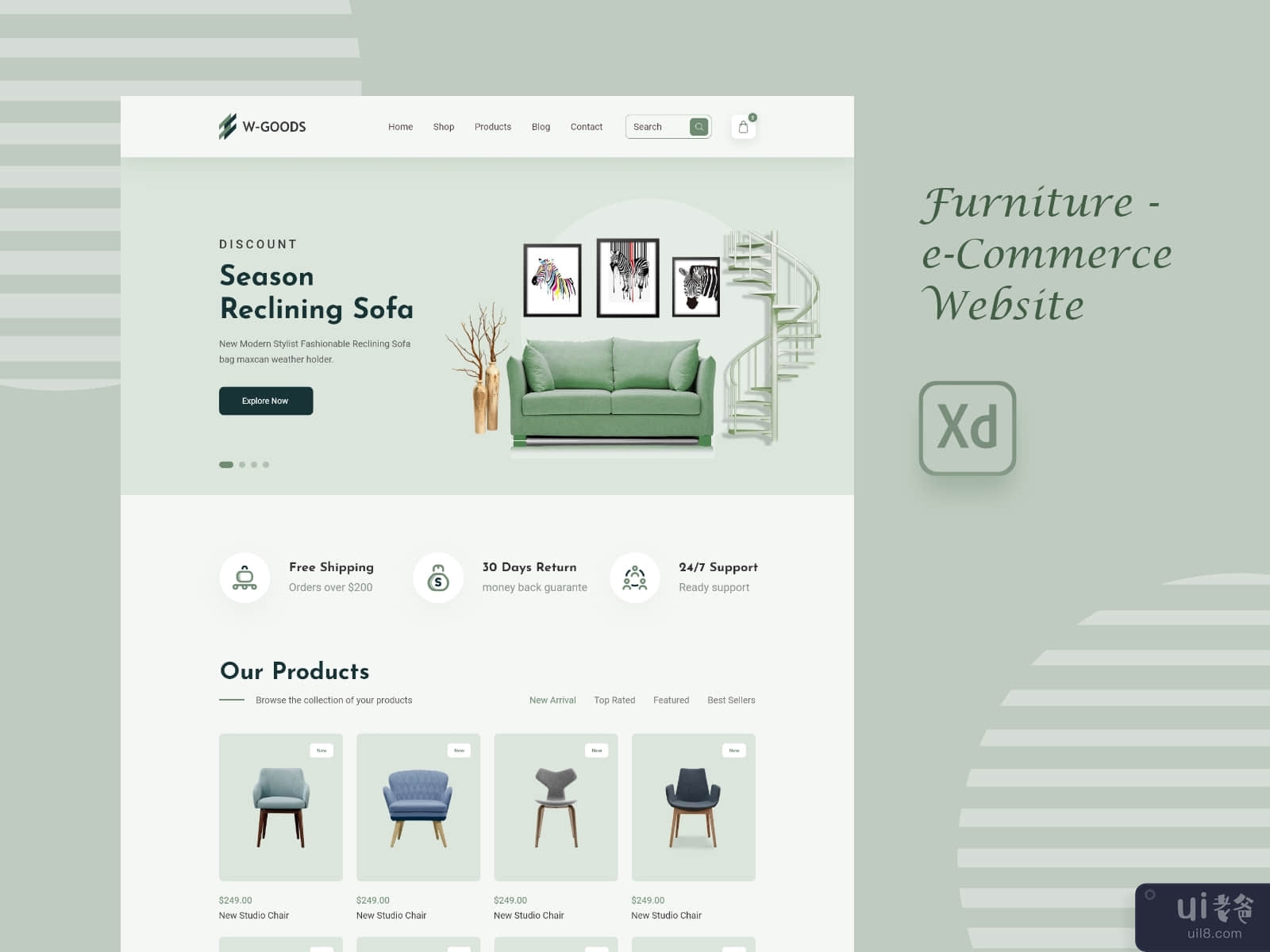 Furniture - Ecommerce Website