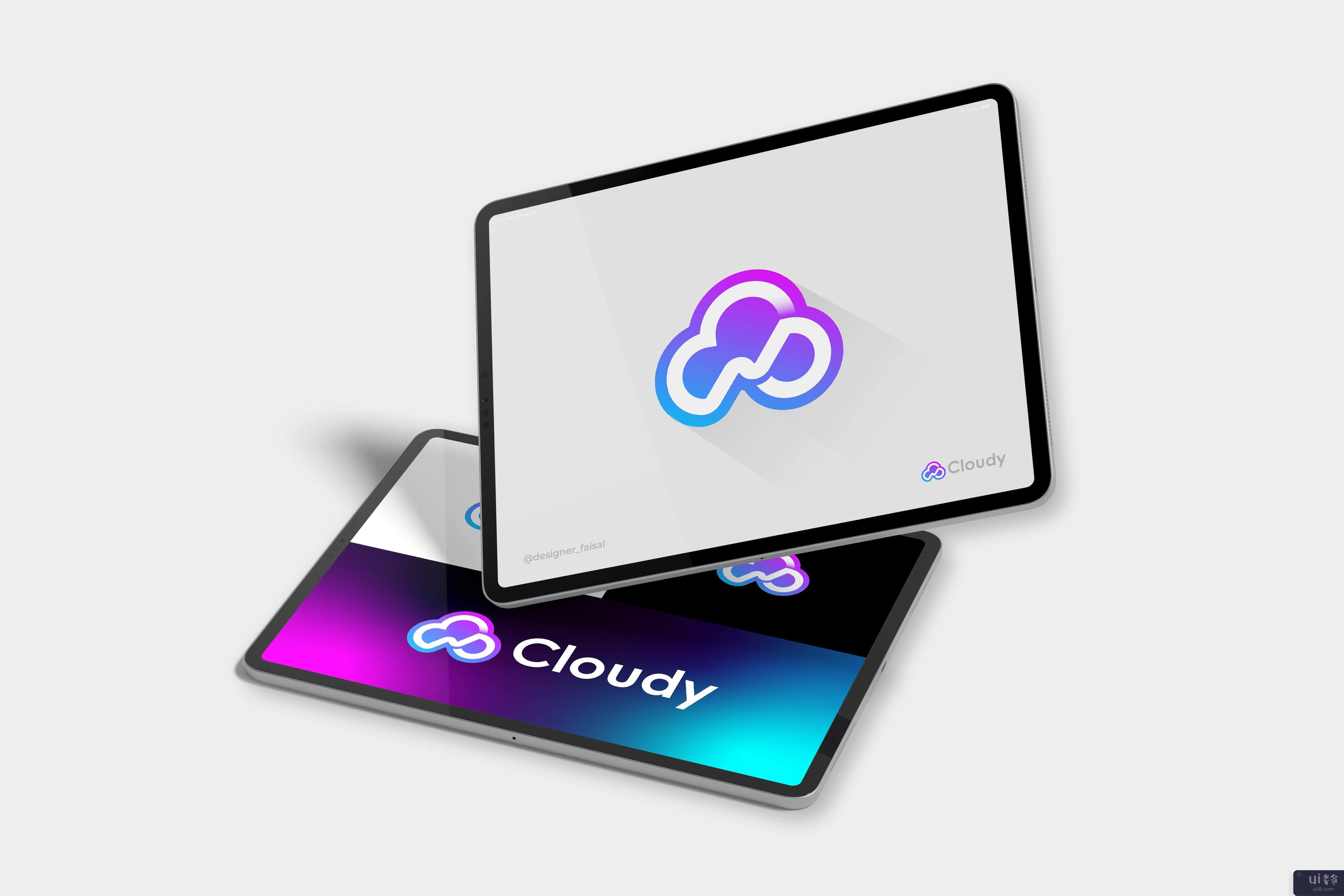 云标志设计-标志设计(Cloud logo design - logo design)插图