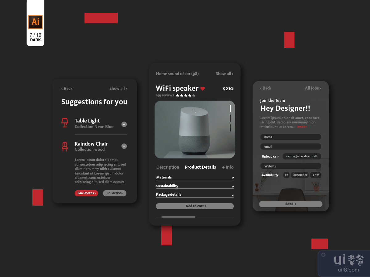 Component UI kit