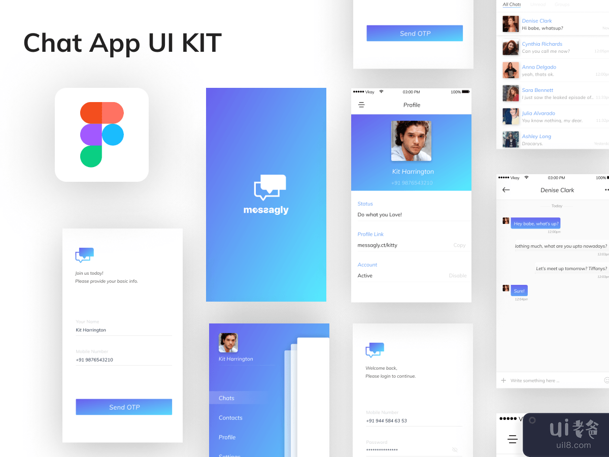 Chat app UI kit