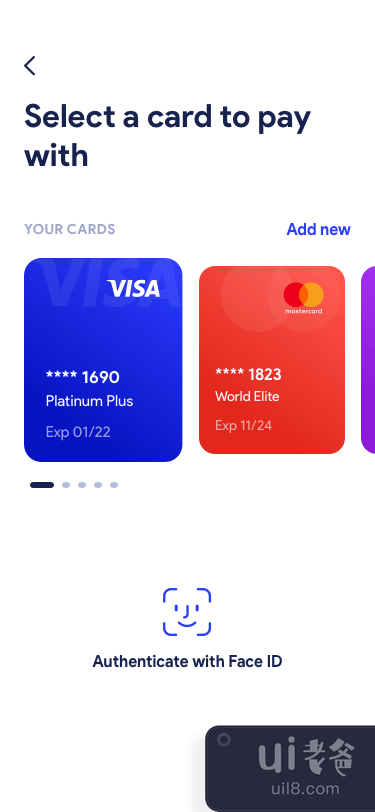 钱包应用概念(Wallet App Concept)插图4