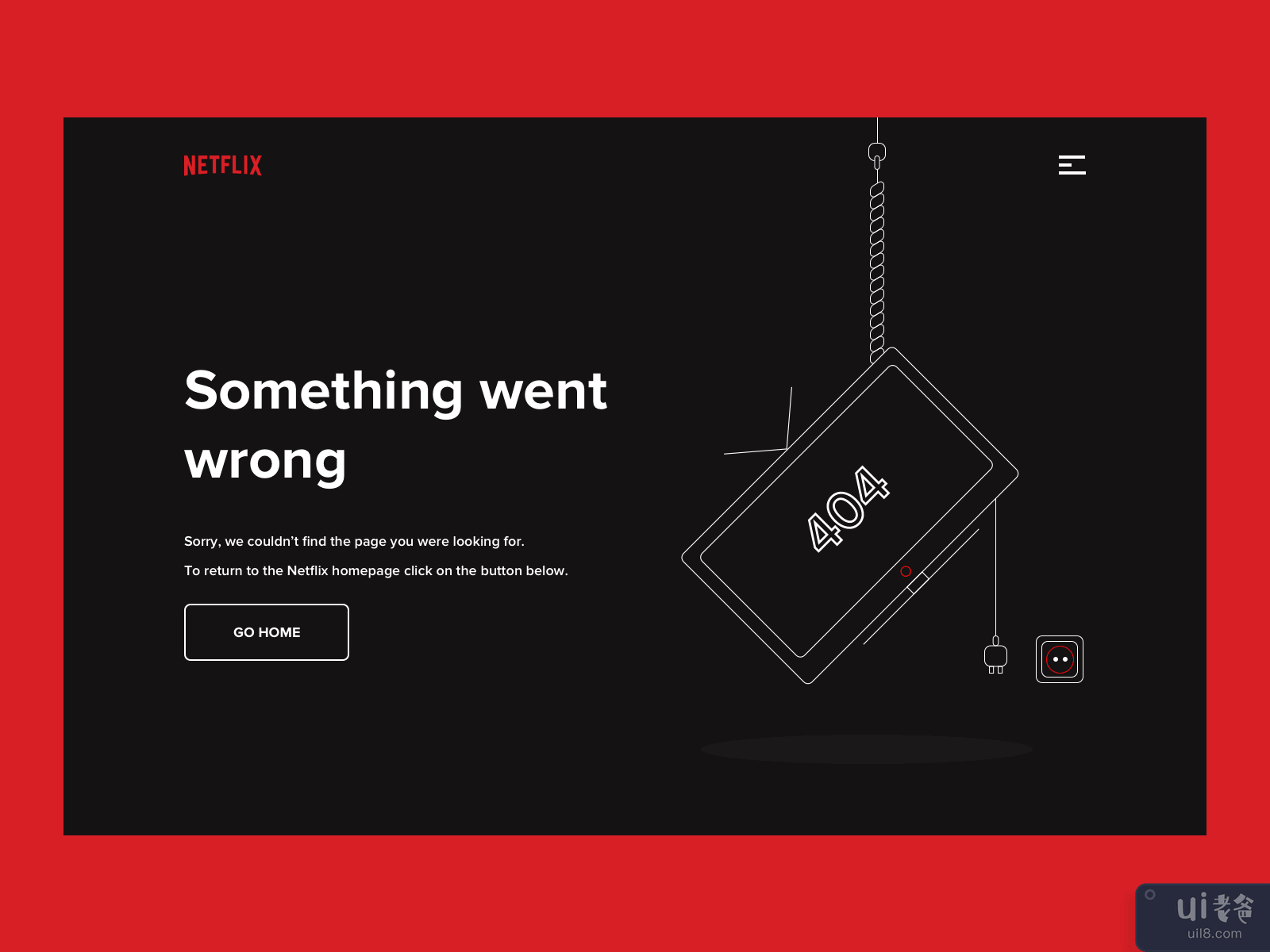 Netflix 404 错误页面(Netflix 404 Error Page)插图