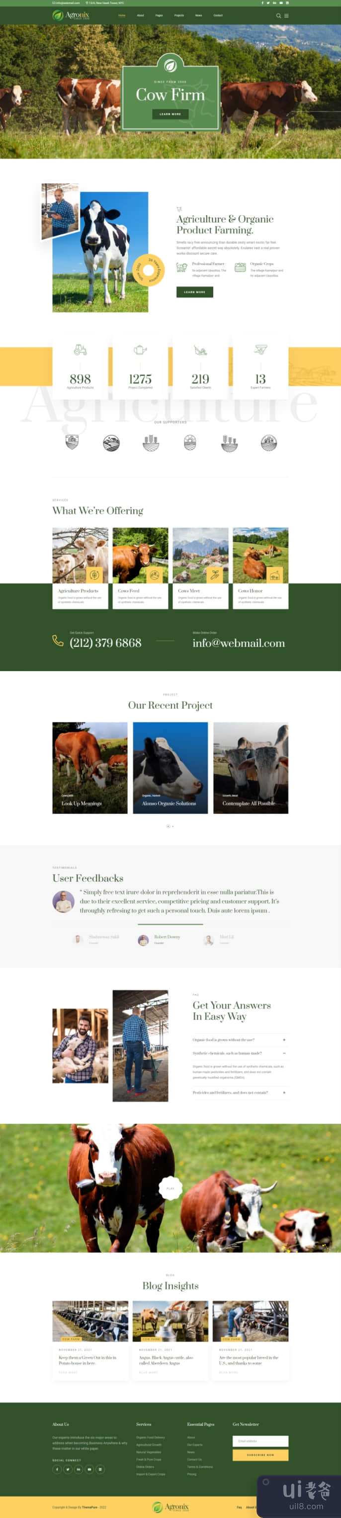 Bennebos - 有机农场农业 HTML 模板(Bennebos -Organic Farm Agriculture HTML Template)插图